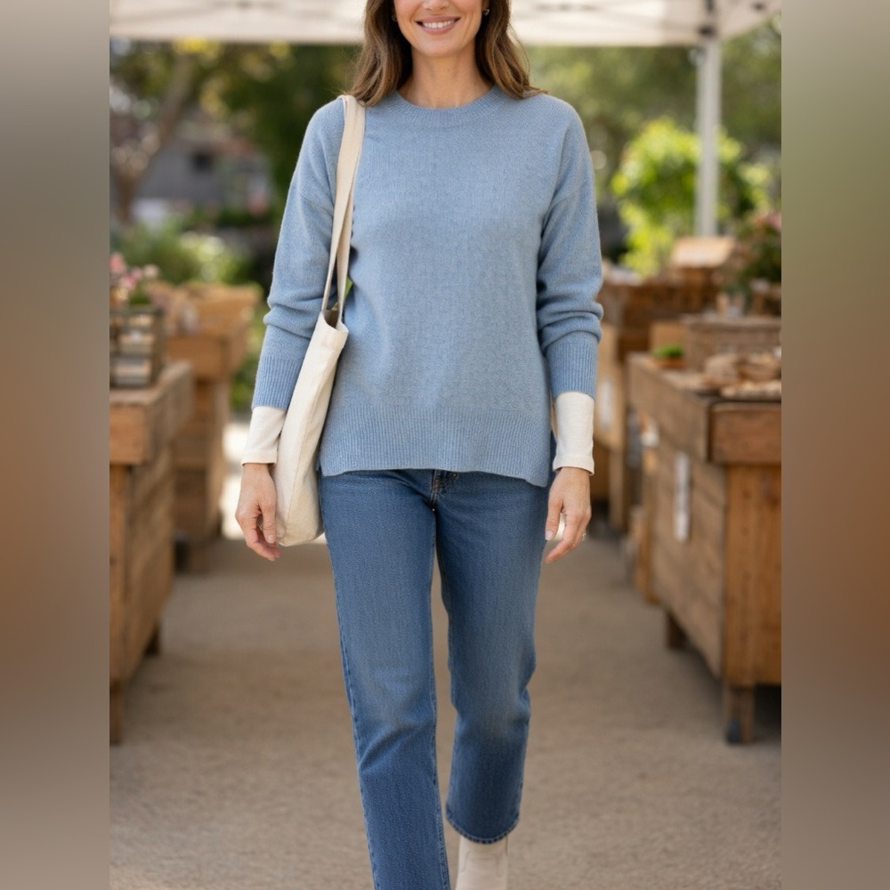 Magaschoni 100% Cashmere Crewneck – Size M